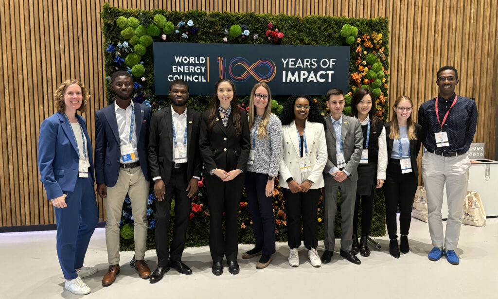 group photo of M. Brown and the Future Energy Leaders